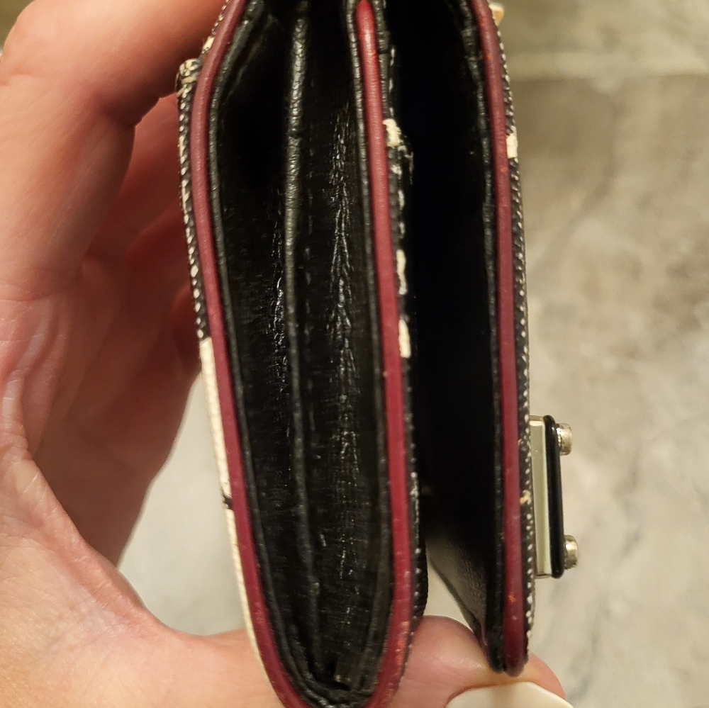 L.A.M.B. Black and White Wallet with Artistic Design - Picture 11 of 14